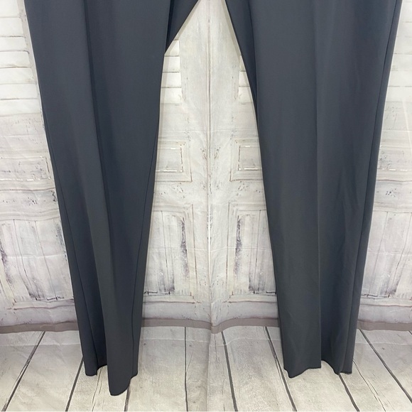 Hart Schaffer Marx Size 42 Reg Gray New York Straight Flat Front Dress Pants NEW - Picture 3 of 12